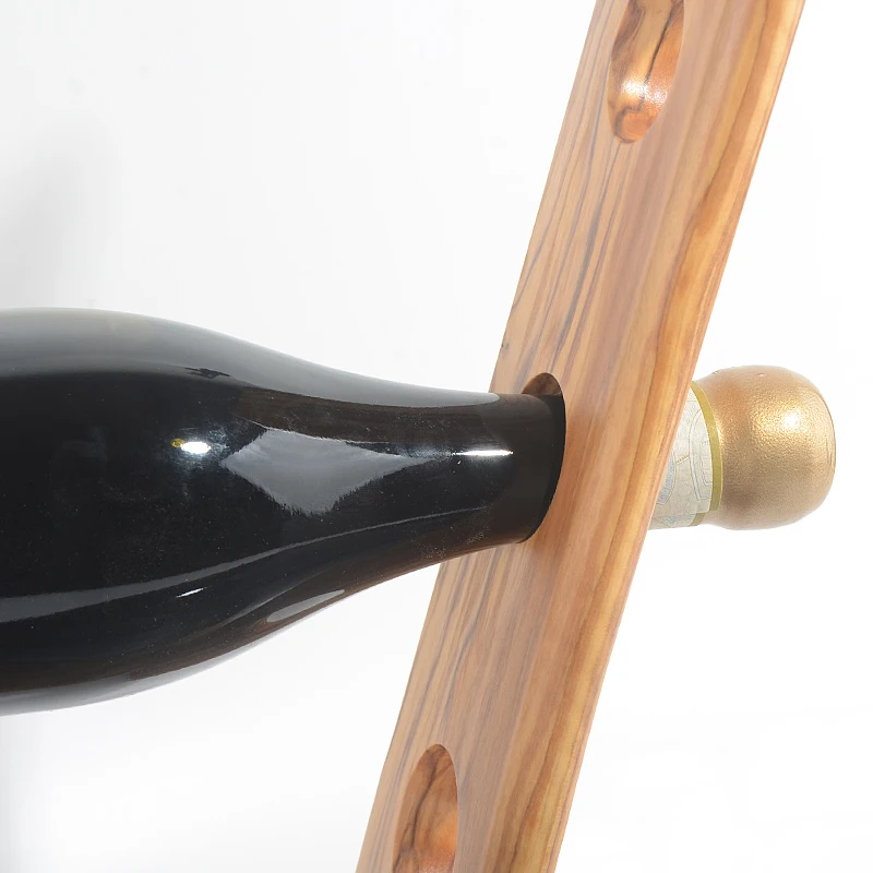 
Olive Wood Made Red Wine Racks Holder Table 