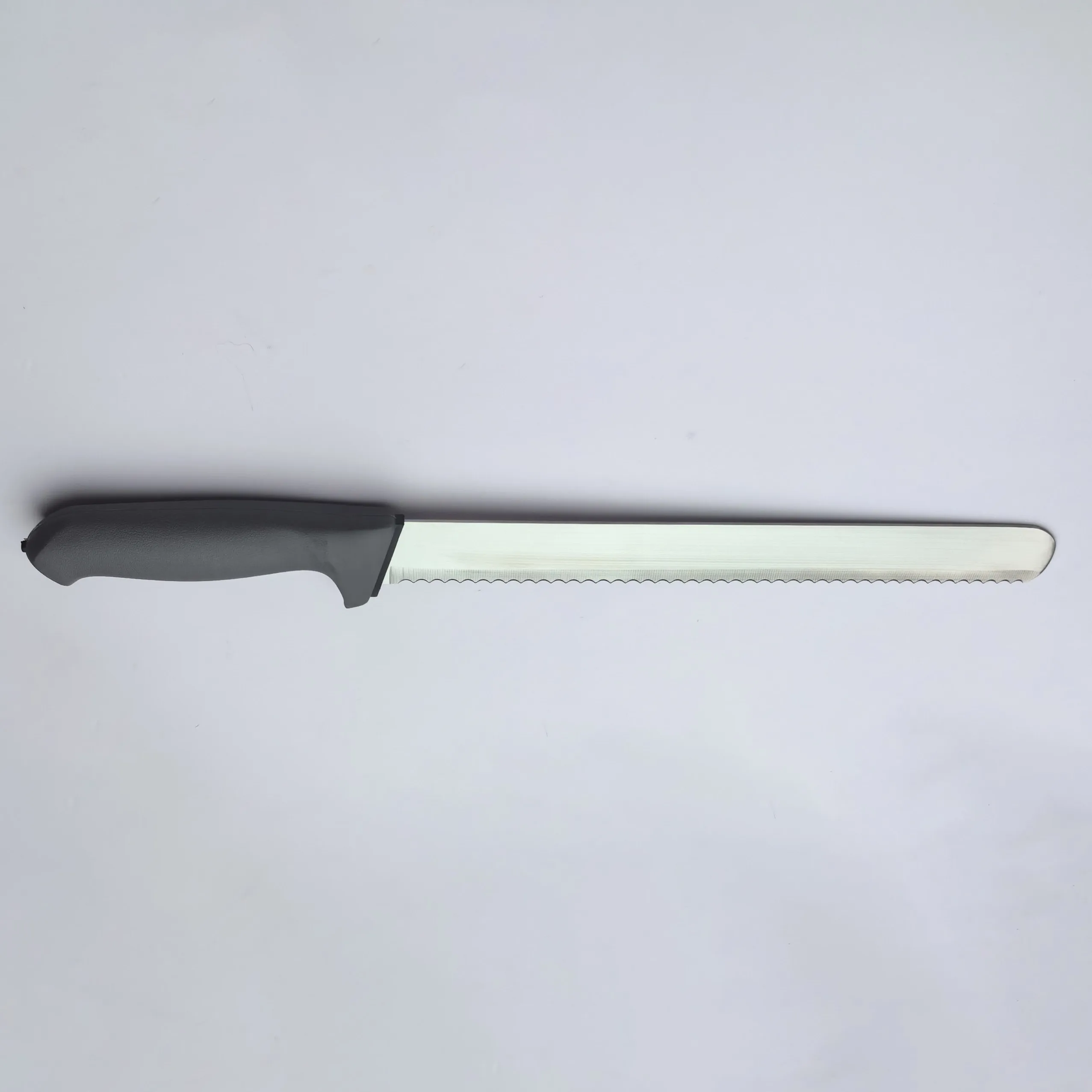 Sharp 12-Inch Stainless Steel Professional Kitchen Slicing Knife with Polypropylene Handle Bread Serrated Knife