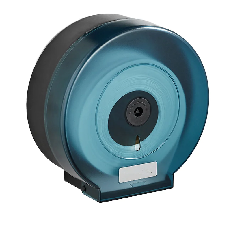 White Wall-Mounted Industrial Design Paper Dispenser Jumbo Roll Toilet Paper Holder for Home Kitchen Hotels