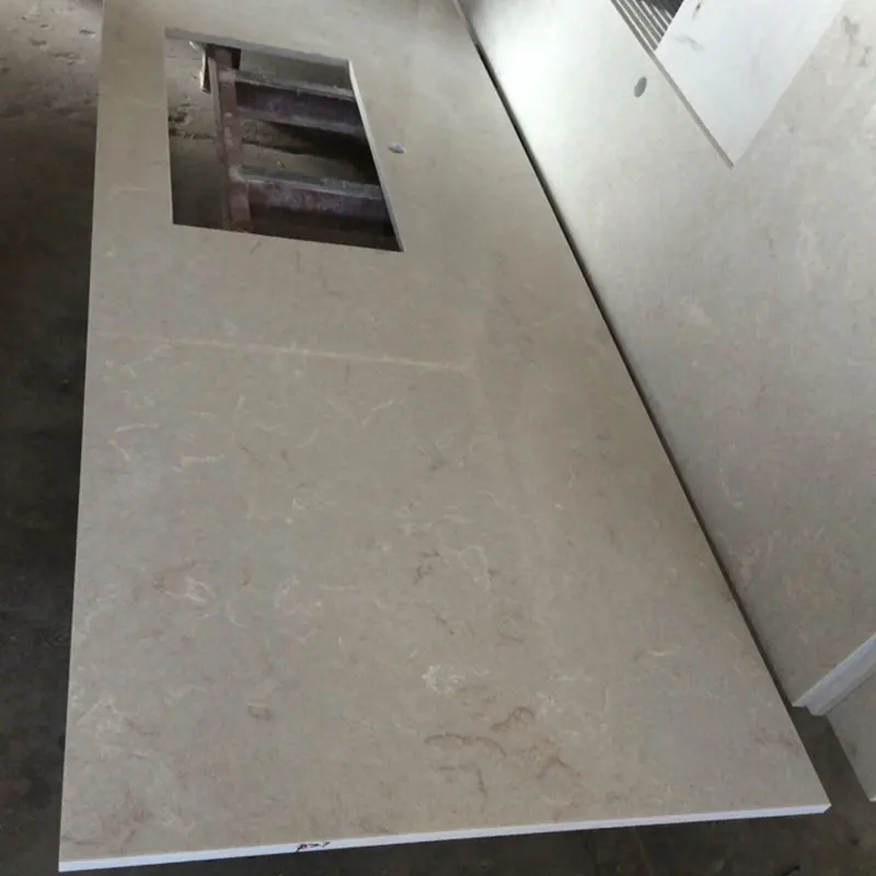 Grey High Quality Prefab Wholesale P6131 Quartz Countertops