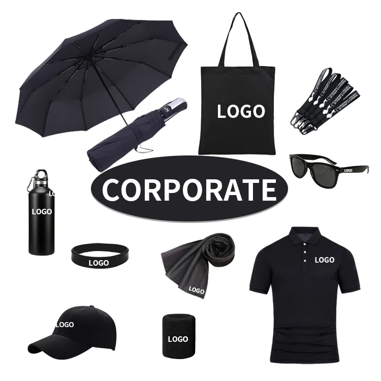 Custom Logo Corporate Gift Set Business Advertising Promotional Gift Boxes Giveaways Idea for Employee