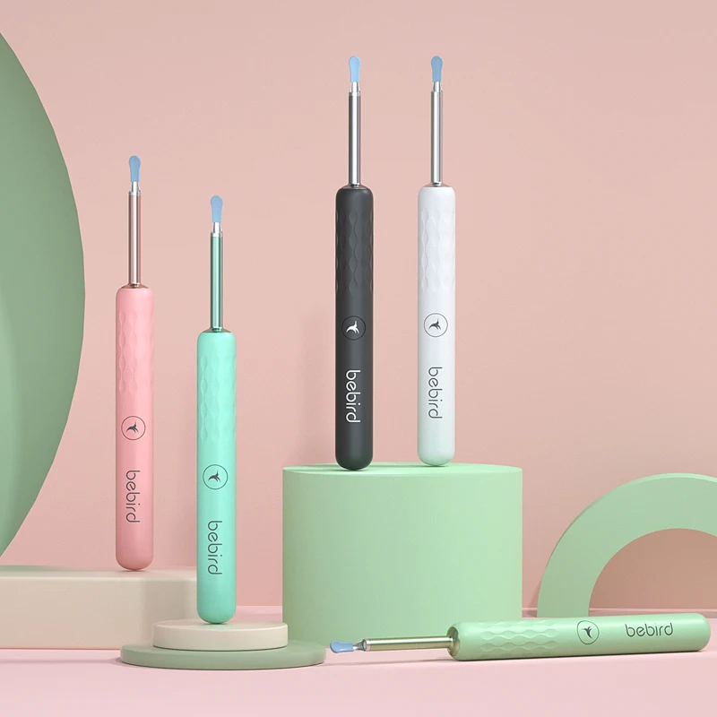 Waterproof dustproof fogproof Bebird R3 Smart earwax removal ear wax cleaner with 3MP 1080P camera Silicone ear tips kit