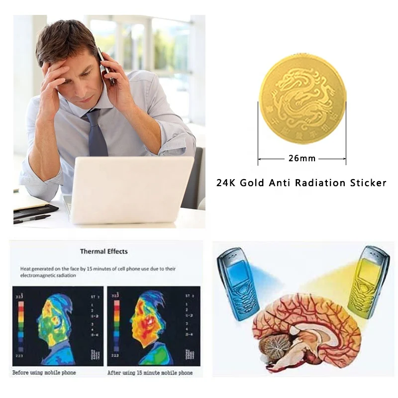 Anti Radiation Quantum Shield Sticker EMF Blocker Neutralize Protection from Cell Phones and Electronic Devices WiFi 5G