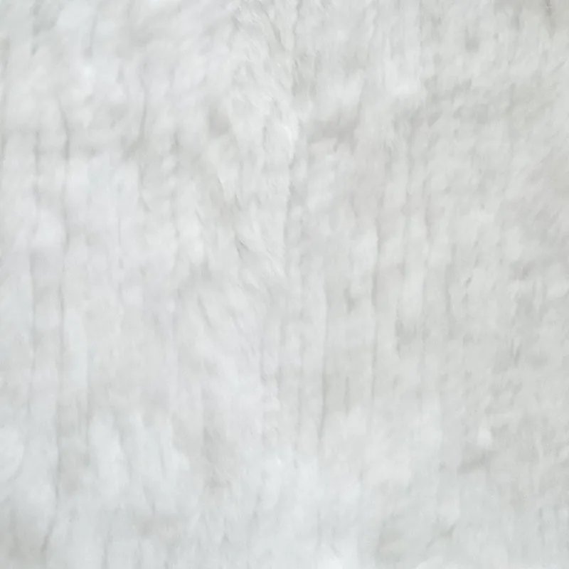 2024 Women Knitted Real Rabbit Fur Coat With Raccoon Fur Collar Winter Long Sleeve Fashion Genuine Fur Jacket Outwear Femme