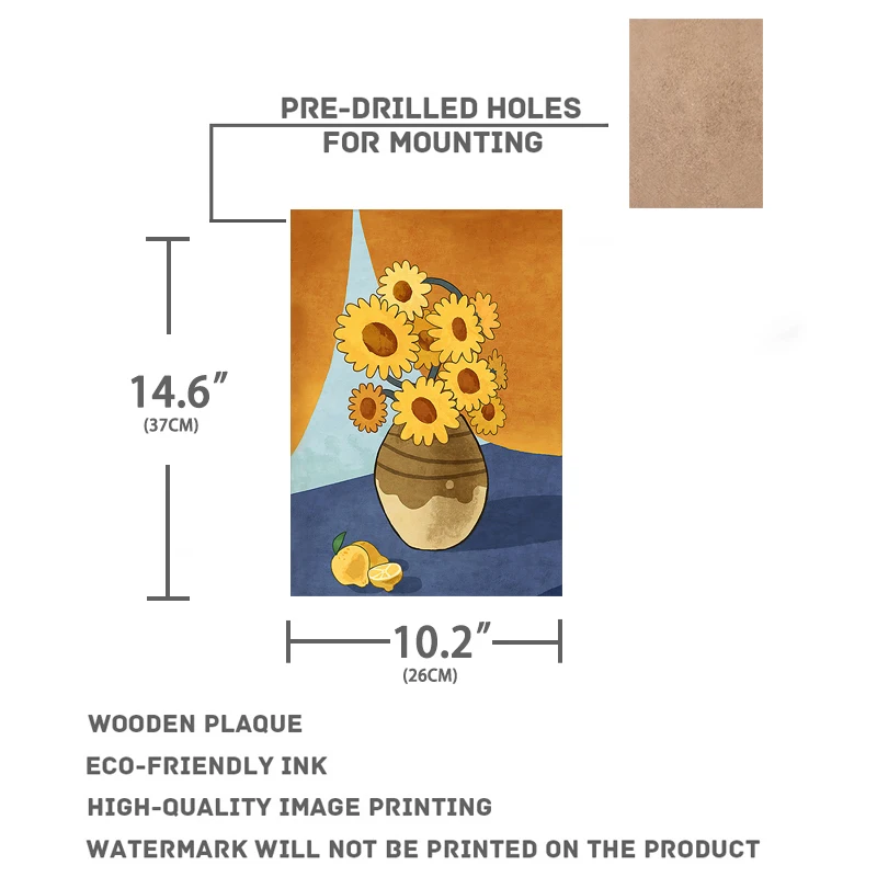 Manufacturer Factory Custom Wooden Flower Oil Picture Frames Wall Art Combination Decorative Painting