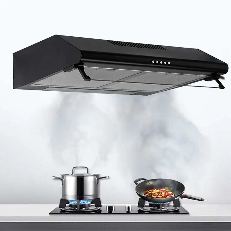 New design super slim auto cleran stainless steel kitchen chimney range hood cooker hood