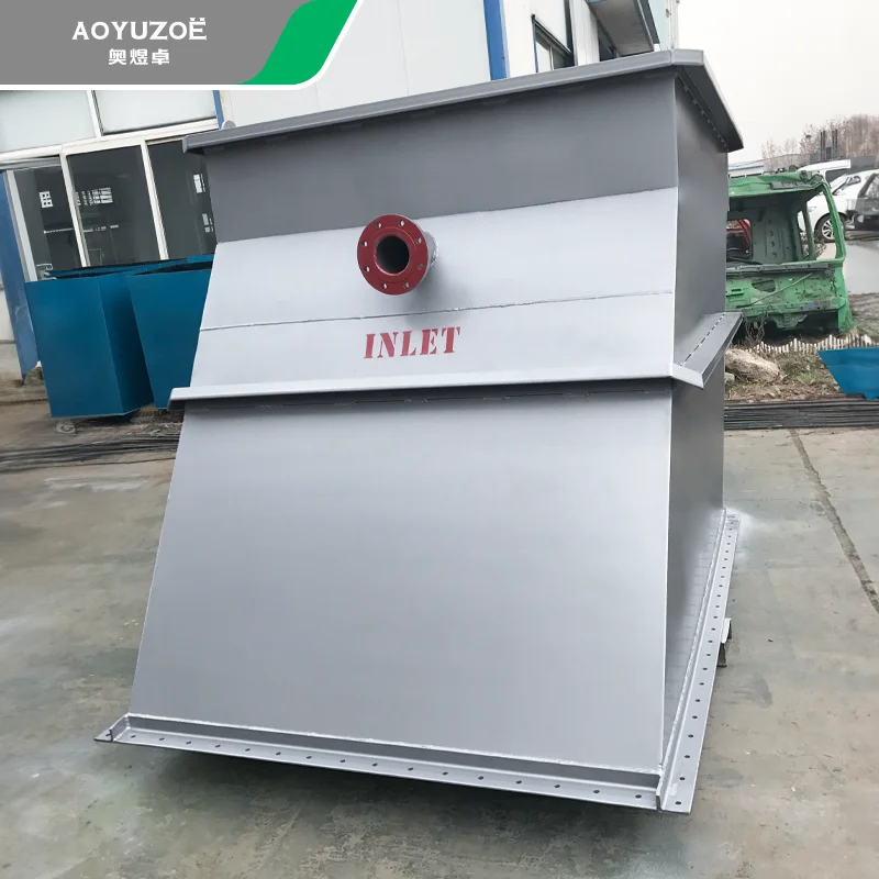 Separator sedimentation tank Lamella water Clarifier With Conical Bottom Settling Tank and Chemical Reaction System