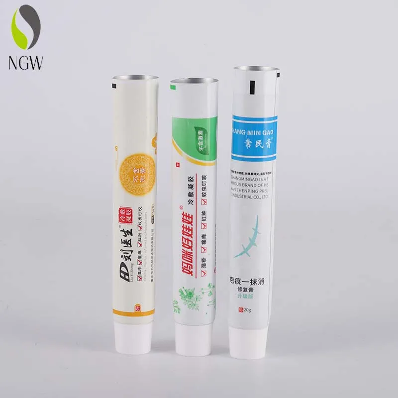 Factory Customized Empty Tube Soft Aluminum Plastic Packaging ABL Tube Pharmaceutical Ointment Laminated Tube Manufacturer