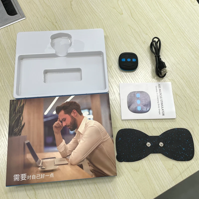 Ems 6 Modes Electric Cervical Spine Mini Massage Patch Vibration Neck Legs Waist Back Massagers