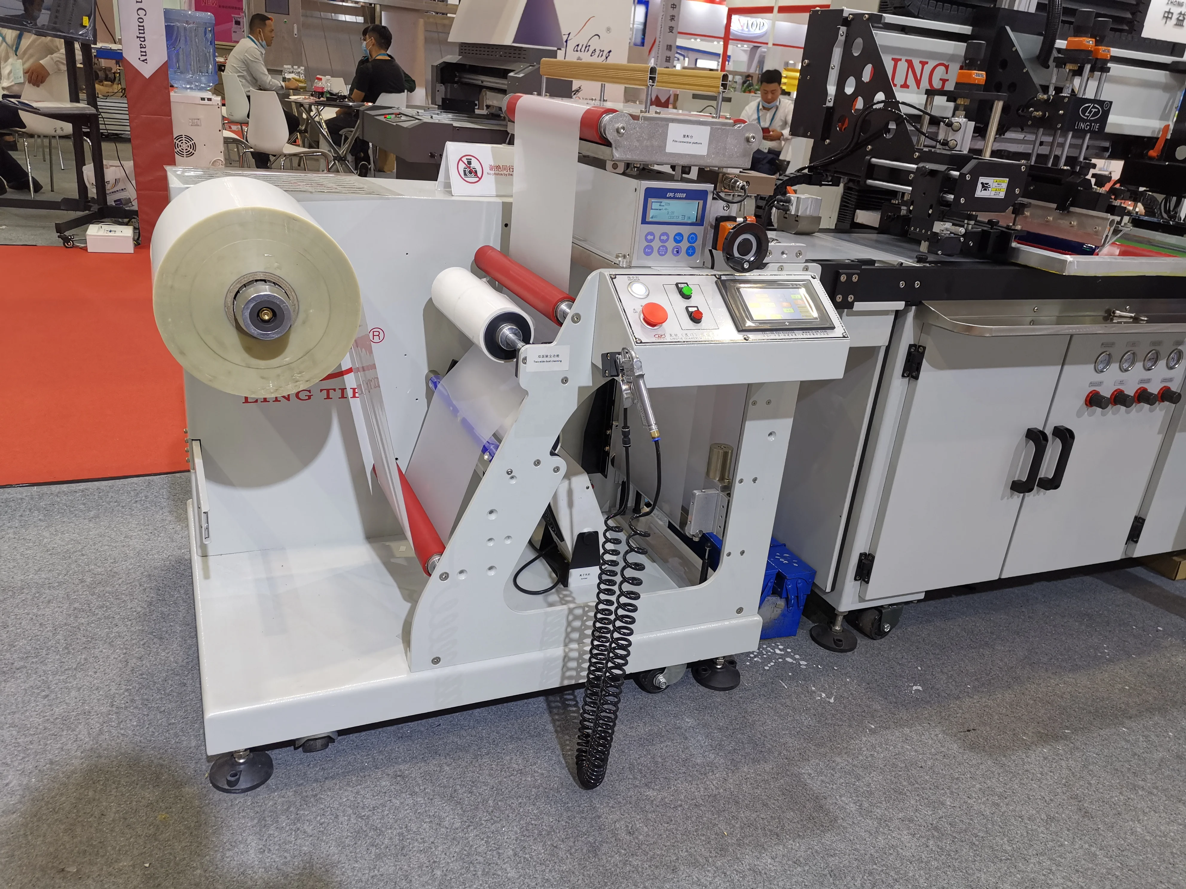 Automatic Roll to Roll Screen Printing Machine Silk Printer for Nameplate Panel, IMD, RFID, Heat Transfer Label