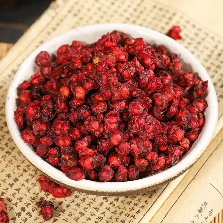 NAN WU WEI ZI natual air dry Schisandra berry fruit tea high quality Chinese herbal tea dried Schisandra chinensis