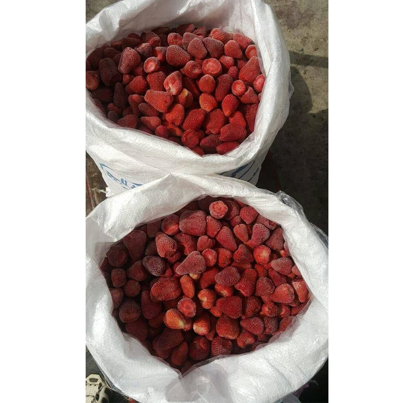 Органические сладкие новые Свежие здоровые замороженные фрукты IQF клубника для
