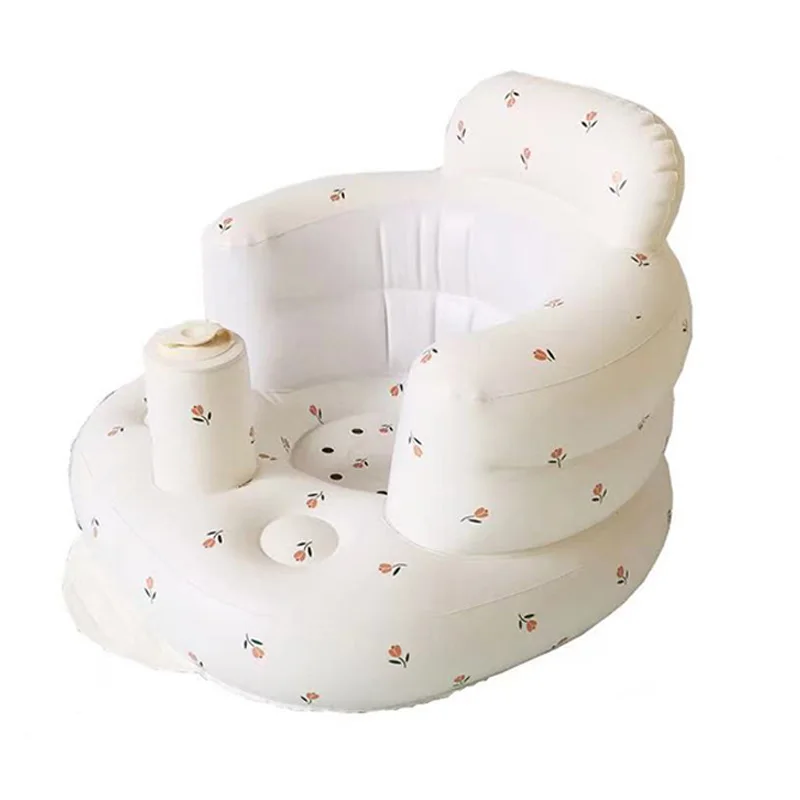 Seat Practice Sitting Inflatable Baby Bath Sofa Air Chair Inflatable Baby Chair