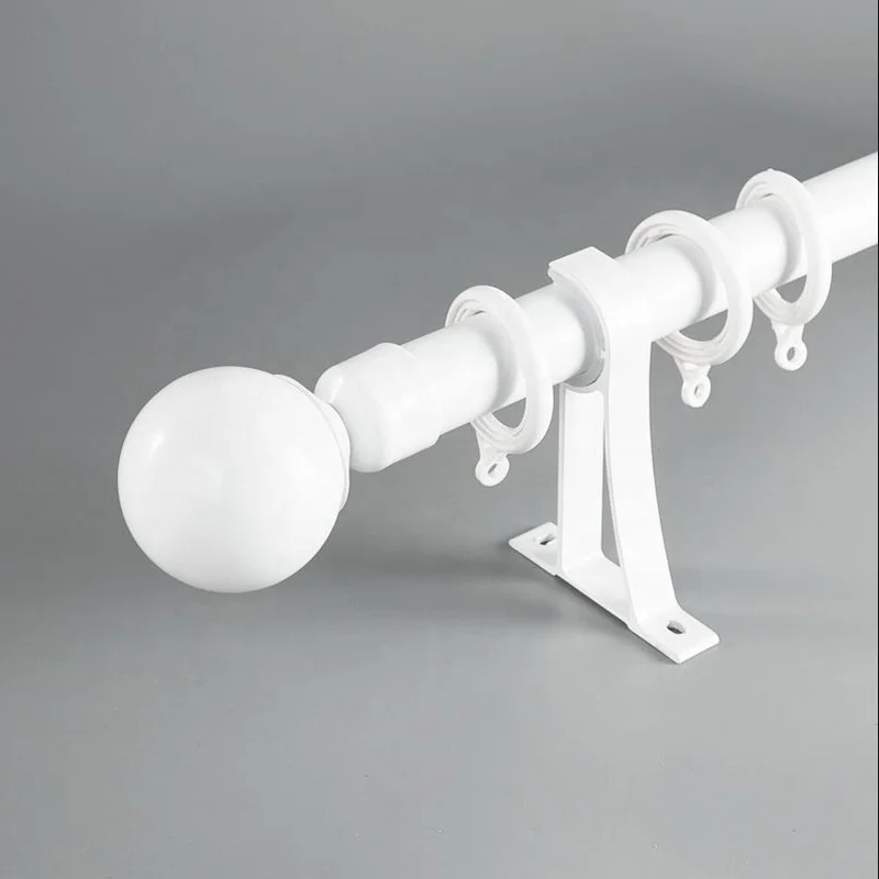 Heavy Weight 6.7 Meters Full Length Aluminum Metal Roman Curtain Rod and Pole Set For Window Curtain