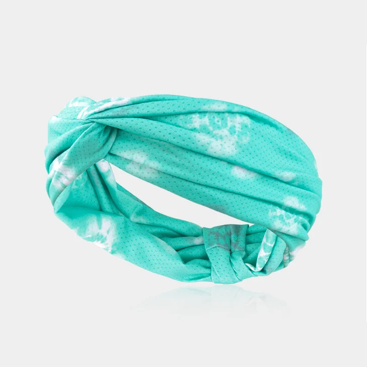 Ready to ship multi purpose ladies elastic embroidery hairband girls