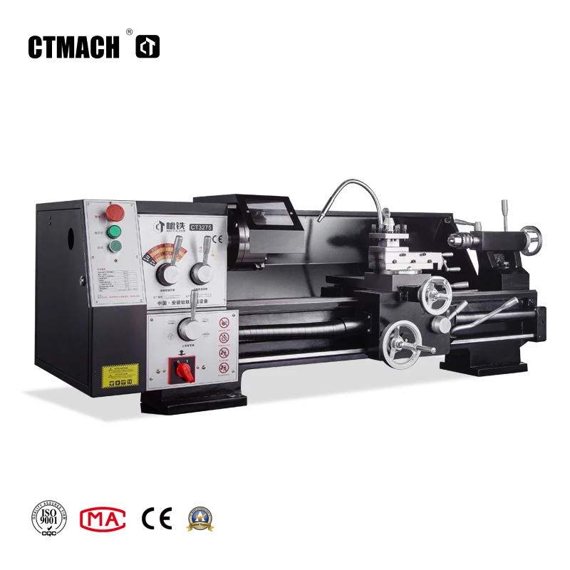 CT3275 metal lathe machine 220v from China manual metal lathe machine
