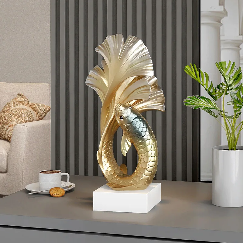 Оптовая продажа Qiao Qian подарок офисные настольные украшения «Diy Koi» как рыба в воде крыльцо украшение для винного шкафа