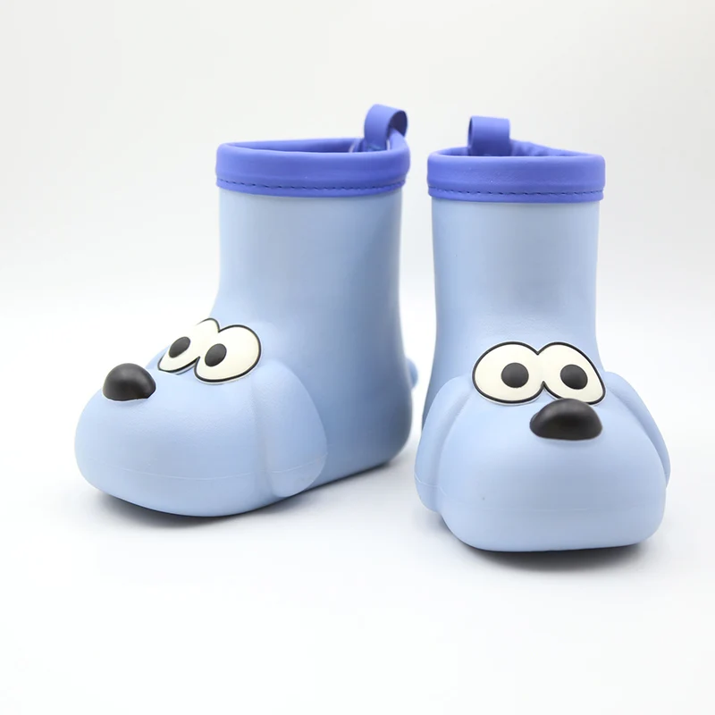 Cheap Cute Dogs OEM Children EVA Rain Shoes Girls Boys Waterproof Shoes Flat Heel EVA Rain Boots