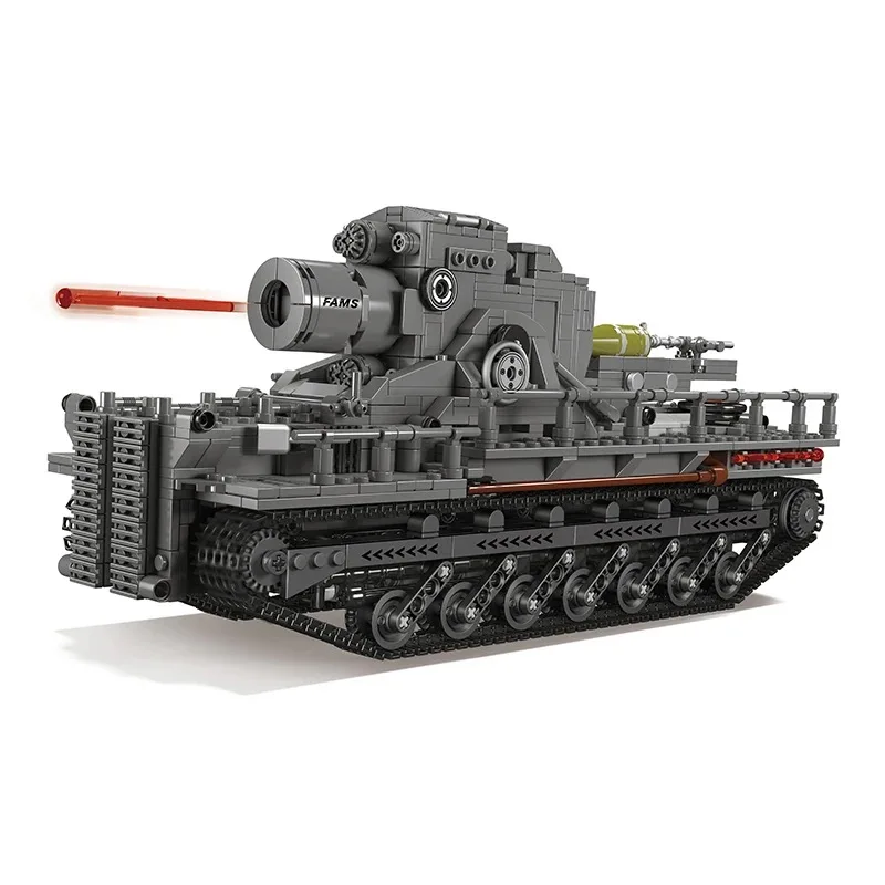 Mould King 20028 Military Karl Mortar Tank Motorized Technical APP Remote Control building blocks model tank Block Toy For Kids