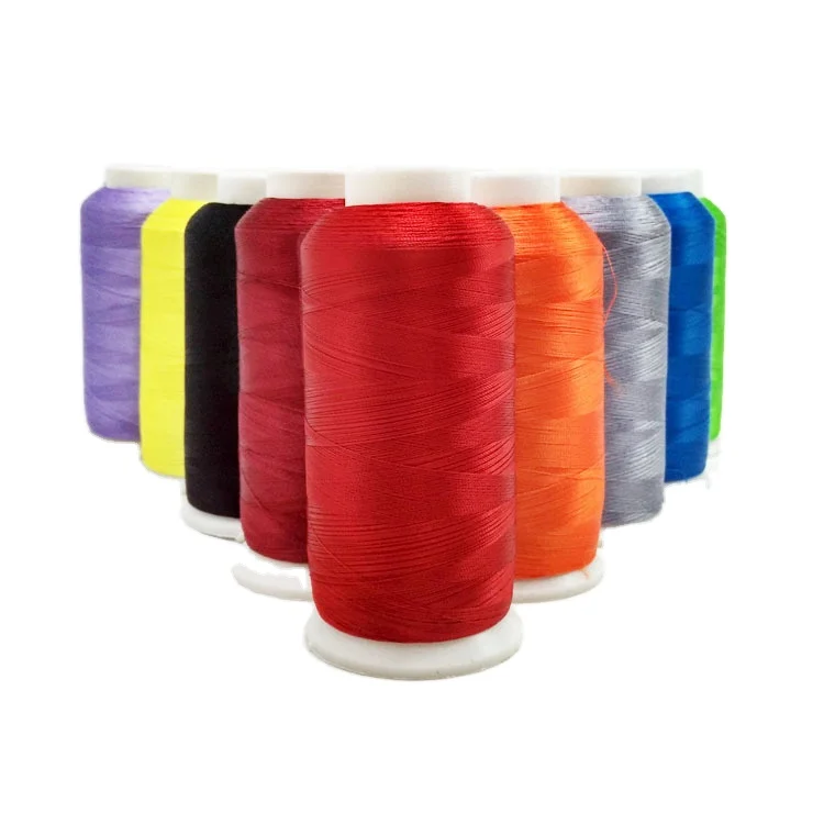 Wholesale Factory High Strength Machine Embroidery Thread Used Widely In Blue Jeans