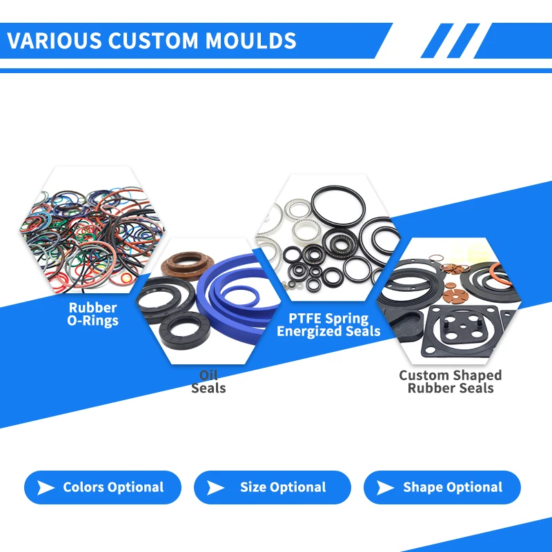 IDU(YXd) Series Hydraulic Seals 10x18x6mm Polyurethane PU Blue Seals Piston Rod Seal