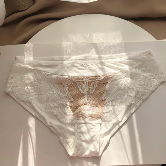 French style hot girls fancy lace panties plus size ladies underwear women