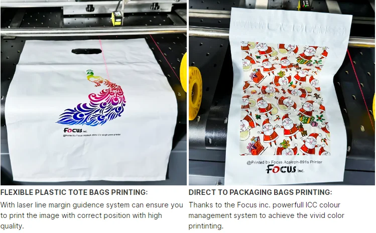 logo printer for bags plastic bag non woven bags digital printer high speed single pass uv printer packaging printing machine