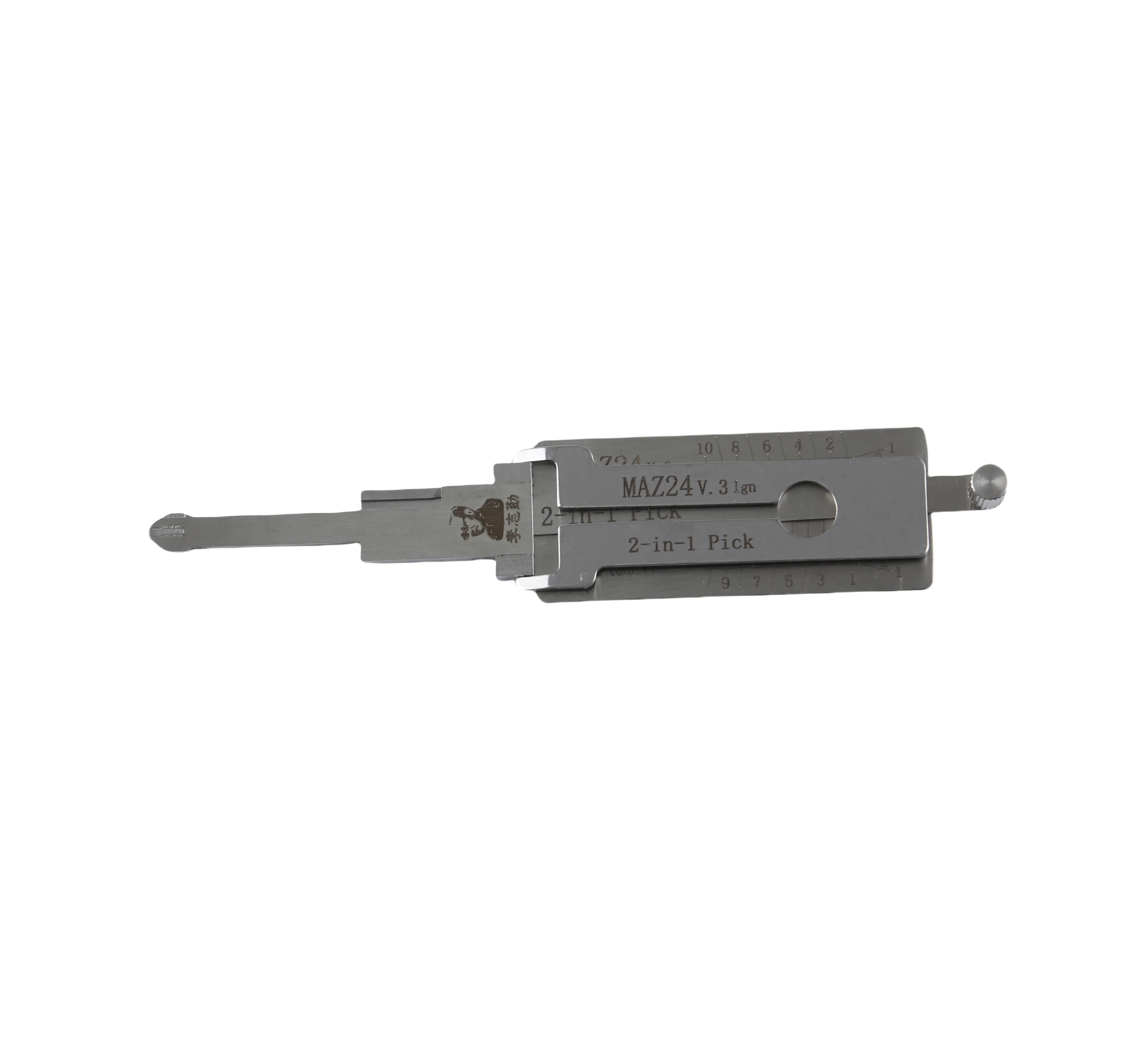 Слесарный инструмент Lishi Tool 2 в 1 MAZ24 декодер и выбор работает с BE2 / Best A 6 Pin Keyway замки