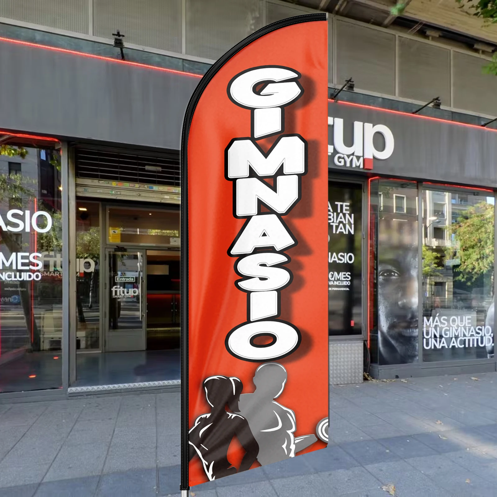 11ft Flying Sail Swooper Flag Outdoor Advertising Teardrop Sports Gym Yoga Bicycles Logo Beach Feather Banner Flag