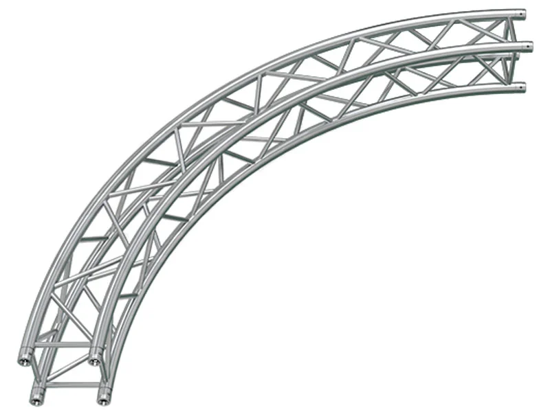 Top Quality and Cheap 400x400mm Aluminum Spigot Arch Truss /The Curved Roof Uesd for Exhibitions Various Activities