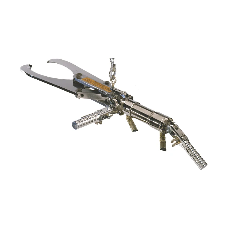 2021 Dual Trigger Heavy-duty Hydraulic Hog Head Pork Abattoir Plant Pig Meat Processing