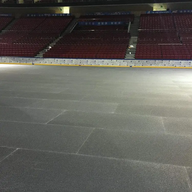 Custom Convenience Flexible Synthetic Indoor Outdoor Ice Skating Rinks Floorboard Ice Rink Dasher Board