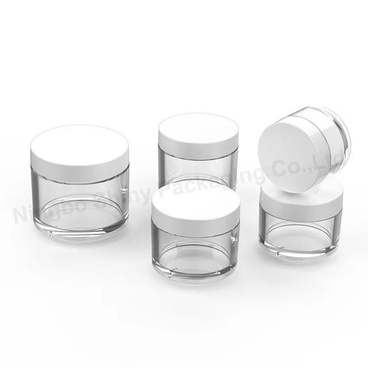 50g 80g 100g 120g 150g 200g 250g Transparent Thick-walled PET Jar With PP Cap
