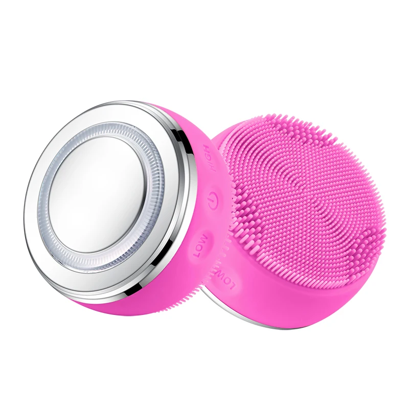 
Amazon Hot Selling Wireless Mini Silicone Facial Cleansing Brush For Home Use 