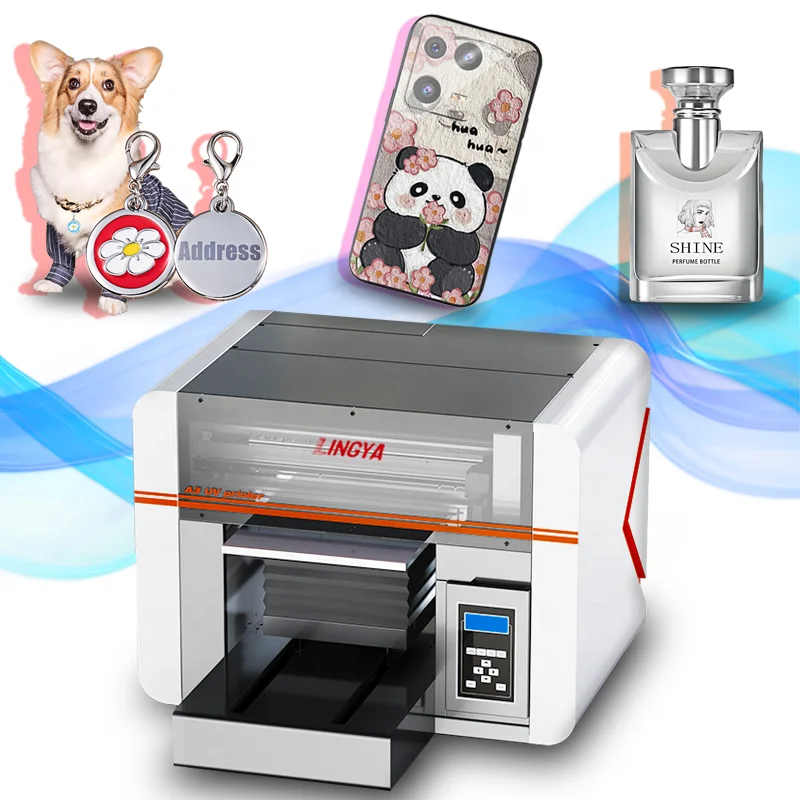 Мини настольный принтер A3UV xp600 Epson печатающая головка визуальное позиционирование чехла для телефона предпринимательский UV dtf планшетный