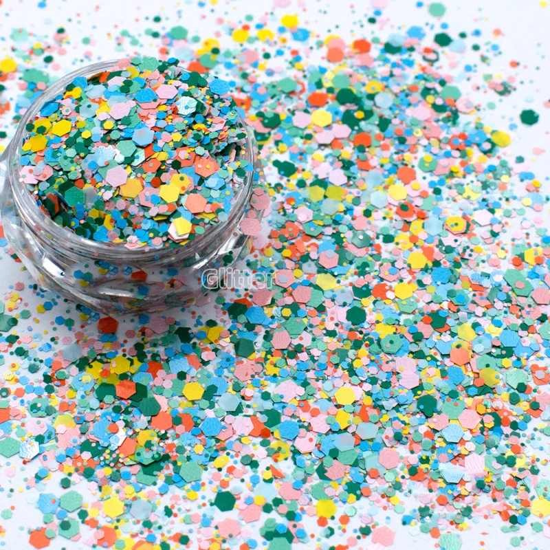 Free Samples Wholesale Fine PET Shimmer Powder Bulk Craft Nail Resin 1KG Polyester Glitter