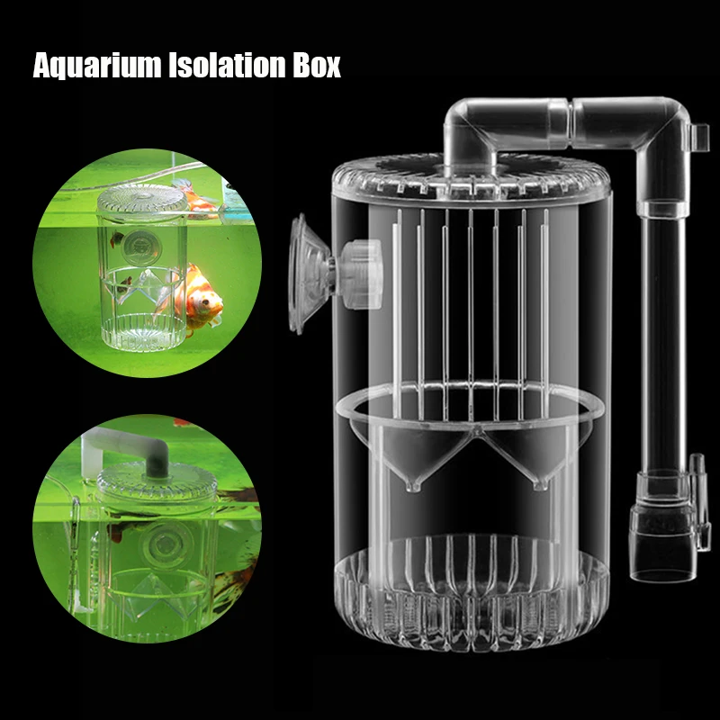 Cylindrical fish tank breeding isolation box aquarium accessories breeding box fish