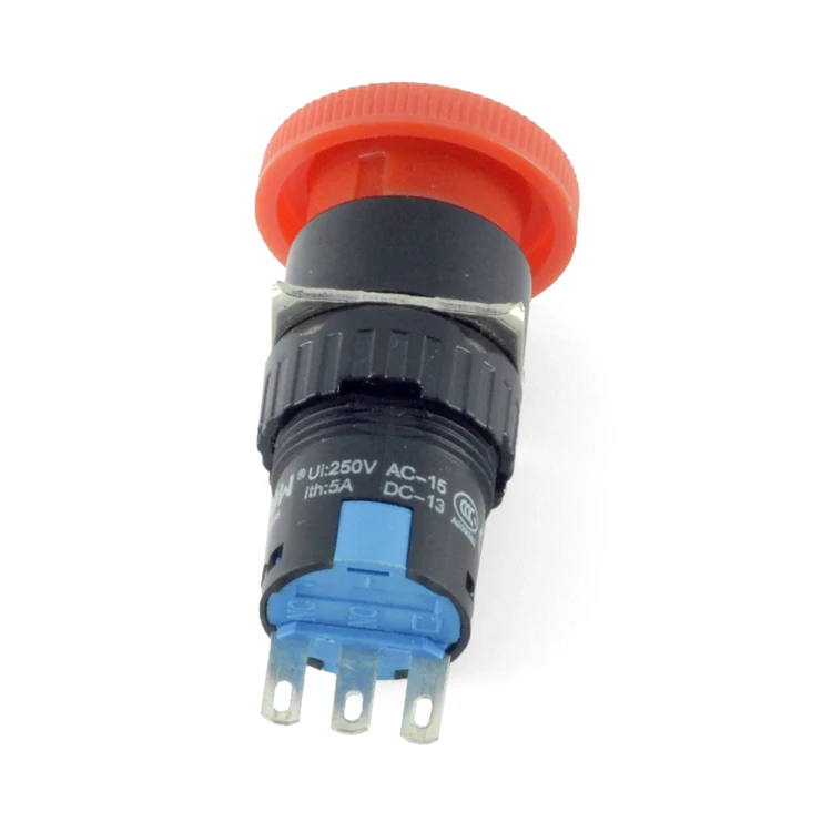 ONPOW 16mm scram push button switch(LAS1-AY-11TS) (Dia. 16mm)(CE,CCC,ROHS,REECH)
