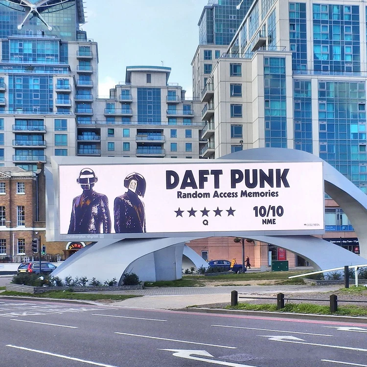 TOPLED p6 wall mount solar outdoor 3d advertising smd small mobile energy efficient led digital billboard for shop racks