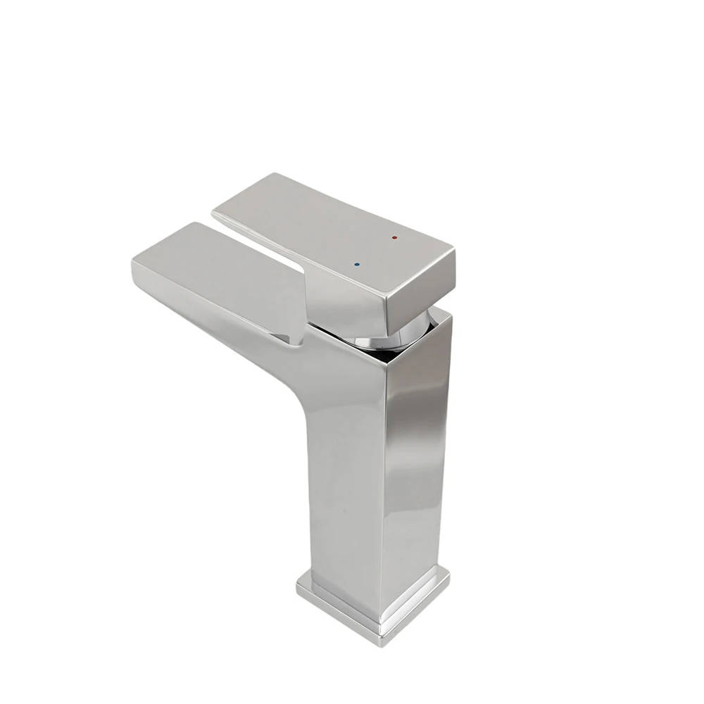 Tall Brass Black Teapot Waterfall Bathroom Vanity Faucet High Quality Latest Design Handle Basin Faucet