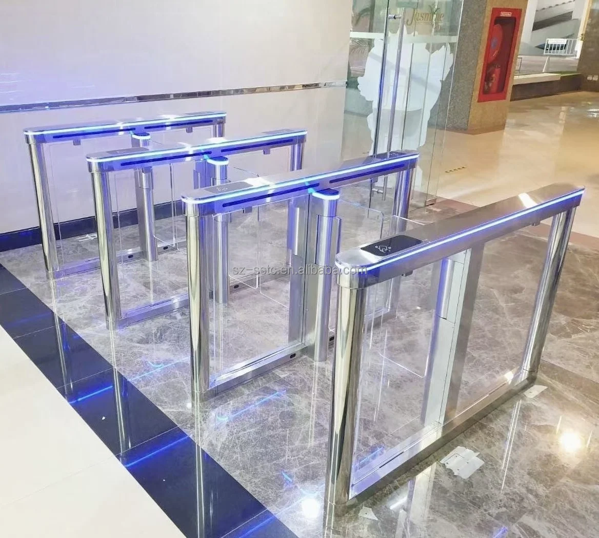 Pedestrian Access Control Gates Automatic Swing Barrier Security Swing Gates High Quality Access Control