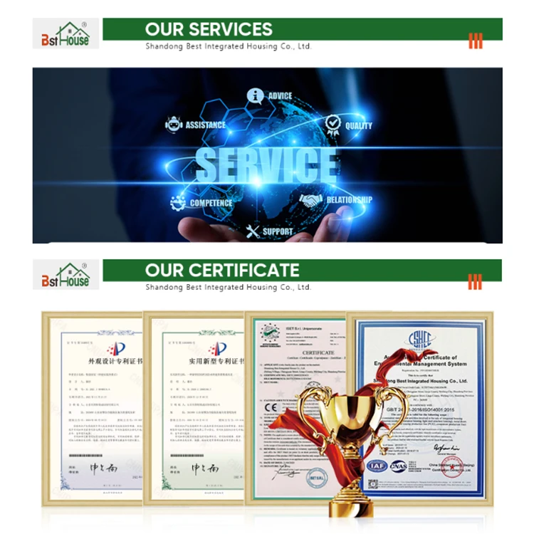 Portable Contain 2 Bedroom Modular Prefab 40 Ft 20 Ft Luxury Prefab Folding Expandable Container Houses