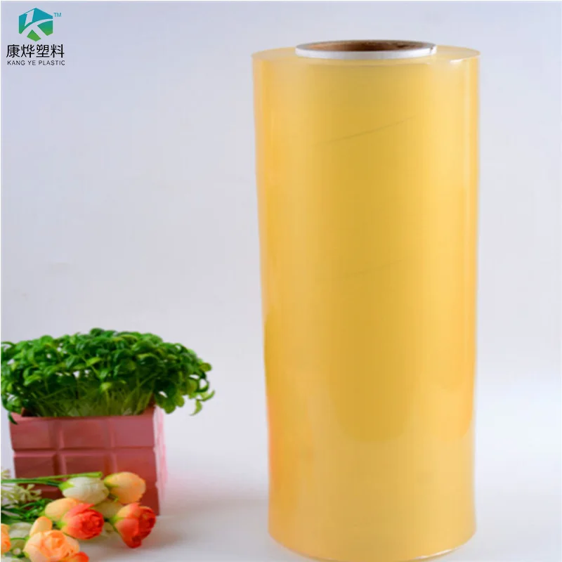 Factory Wholesale Plastic Shrink Wrapping for Fruit Food Wrap Plastic Food Film Clear PVC Cling Film