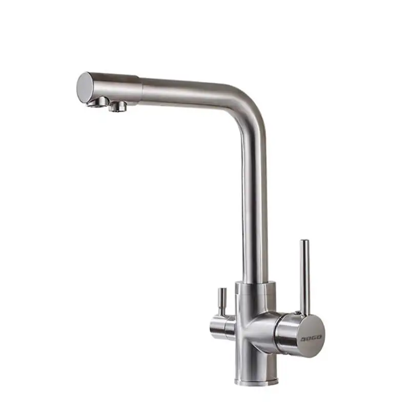 3 в 1 латунный Смеситель для кухонной раковины