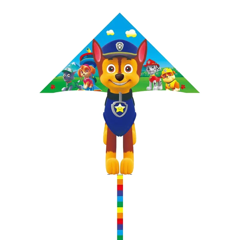 Customized Easy flying   custom full color printing kids toys cartoon delta  kite