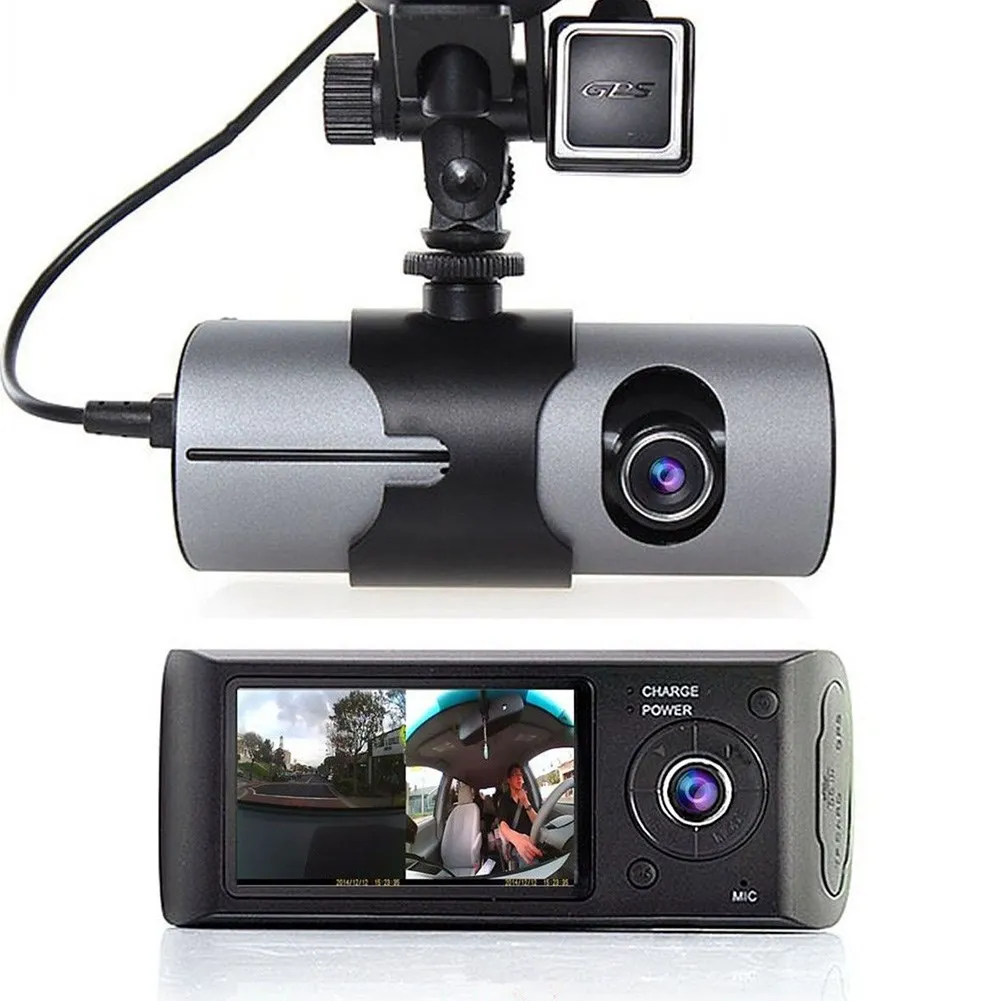 2 7 дюймов 140 градусов dashcam с gps трекер автомобиля камера объектива кв чипсет автомобильный черный ящик записи видео