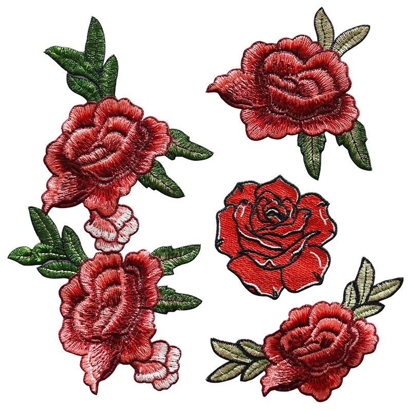 Wholesale embroidered Custom Logo new design Embroidery patches and badge with iron on woven embroidery patches