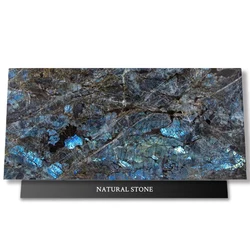 Hot Sale Luxury Natural Granite Stone Blue Labradorite Kitchen Island Countertop