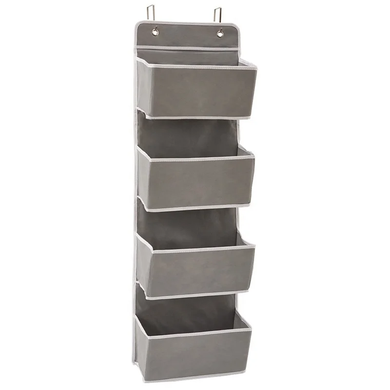 Simple Large Pockets Folding Wall Storage Hanging Organizer Door Hanging Storage Organiser  for Home Toys Magazine Purses