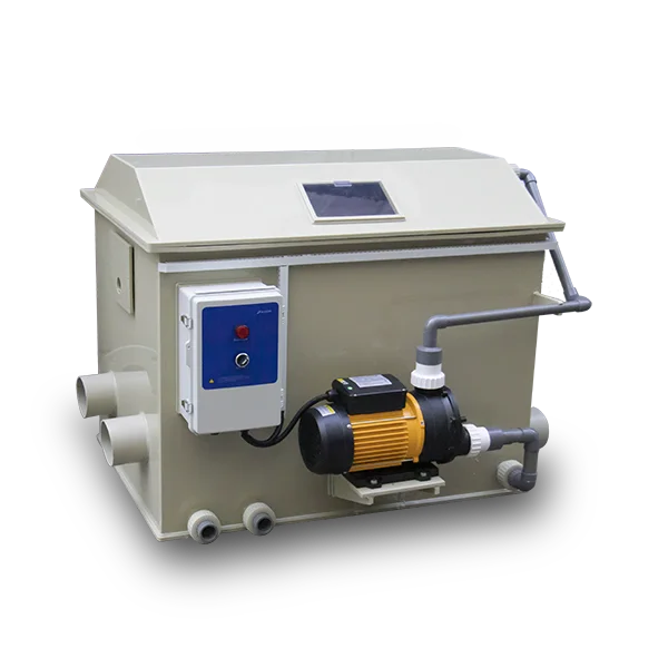 Aquaculture SS 316 micro filter screen 30 m3 8000 gallon rotary drum filter for pond